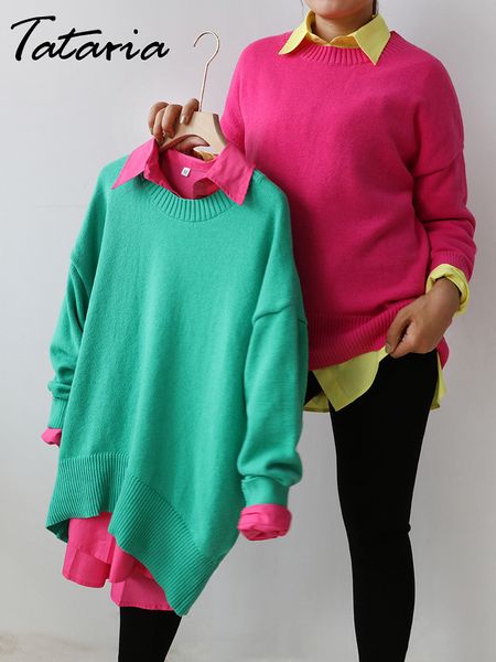 women's sweaters candy colors women's oversize sweater autumn loose green pullover knitted for women korean soft baggy winter jump, White;black
women's sweaters candy colors women's oversize sweater autumn loose green pullover knitted for women korean soft baggy winter jump, White;black