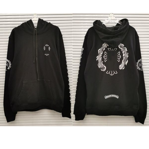 men's classic luxury sweatshirts brand ch designer hoodie fashion men women horseshoe sanskrit loose zipper jacket pullover hooded coa, Black
men's classic luxury sweatshirts brand ch designer hoodie fashion men women horseshoe sanskrit loose zipper jacket pullover hooded coa, Black