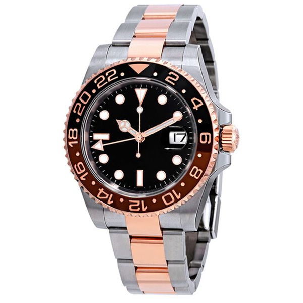 rose gold clean factory luxury watches ceramic bezel mechanical gmt ii 40mm 904l mens watch 126715 cal eta3186 movement sapphire waterproof, Slivery;brown
rose gold clean factory luxury watches ceramic bezel mechanical gmt ii 40mm 904l mens watch 126715 cal eta3186 movement sapphire waterproof, Slivery;brown