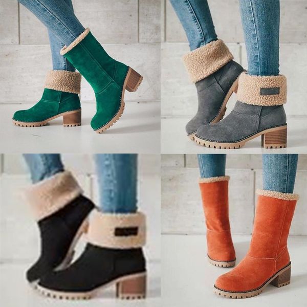 wool roll short boots winter cold protection plus size ladies warm snow bootss ankle protection casual solid color comfortable shoe36-40, Black
wool roll short boots winter cold protection plus size ladies warm snow bootss ankle protection casual solid color comfortable shoe36-40, Black