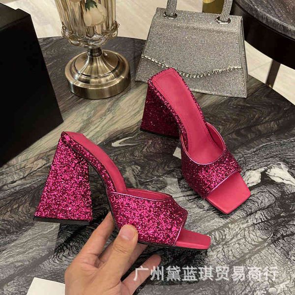 spring and slippers summer glite snake skin square head open toe one-line triangle high-heeled slippers spt2 0buf, Black
spring and slippers summer glite snake skin square head open toe one-line triangle high-heeled slippers spt2 0buf, Black