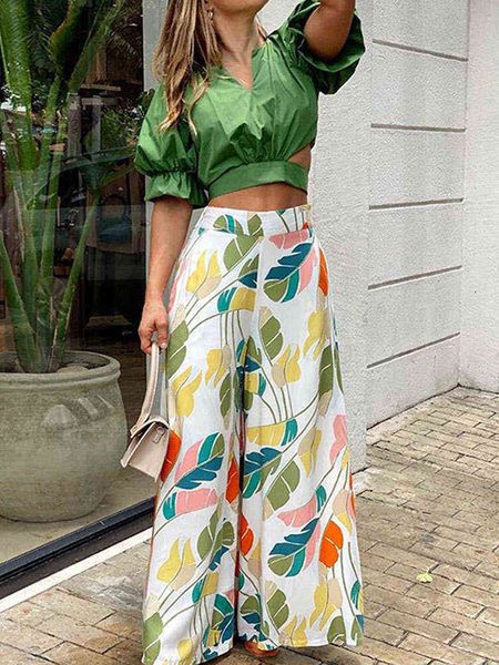 women's tracksuits summer womens two piece sets print long sleeve shirt loose wide leg trousers suits female high waist turndown collar, Gray
women's tracksuits summer womens two piece sets print long sleeve shirt loose wide leg trousers suits female high waist turndown collar, Gray