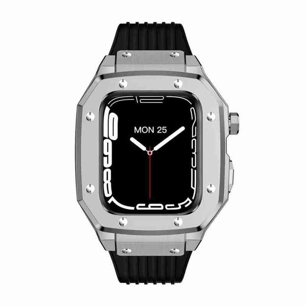 watch bands stainless steel modification mod kit diy band case for apple 44mm 45mm luxury rubber strap for i series 7 6 se 5 4 t220827, Black;brown
watch bands stainless steel modification mod kit diy band case for apple 44mm 45mm luxury rubber strap for i series 7 6 se 5 4 t220827, Black;brown