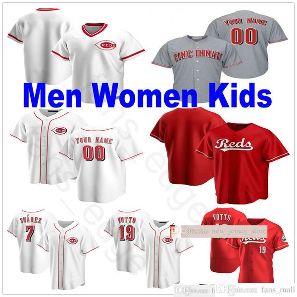 custom 2021 men women youth kid baseball jerseys stitched 7 eugenio suarez 19 joey votto johnny bench luis castillo trevor bauer kids jersey, Blue;black
custom 2021 men women youth kid baseball jerseys stitched 7 eugenio suarez 19 joey votto johnny bench luis castillo trevor bauer kids jersey, Blue;black