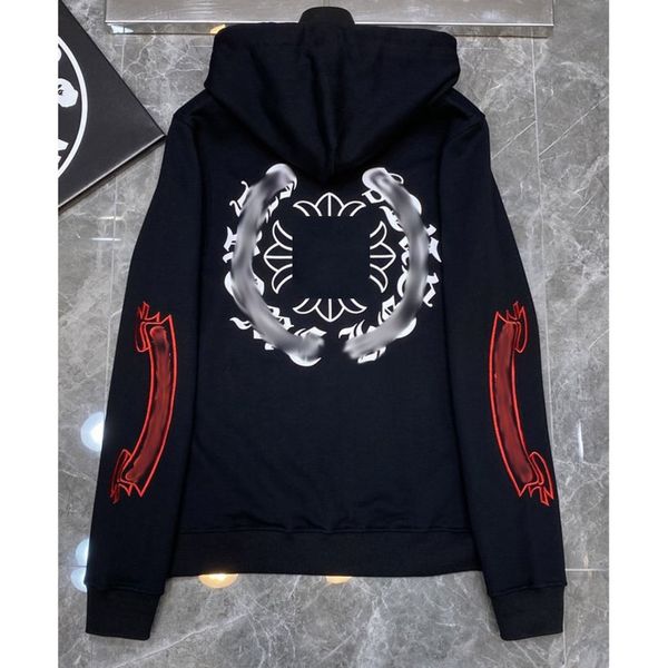 classic luxury men's sweatshirts ch brand fashion hoodies men woman horseshoe sanskrit cross pullover hooded zipper sweater loose jacke, Black
classic luxury men's sweatshirts ch brand fashion hoodies men woman horseshoe sanskrit cross pullover hooded zipper sweater loose jacke, Black