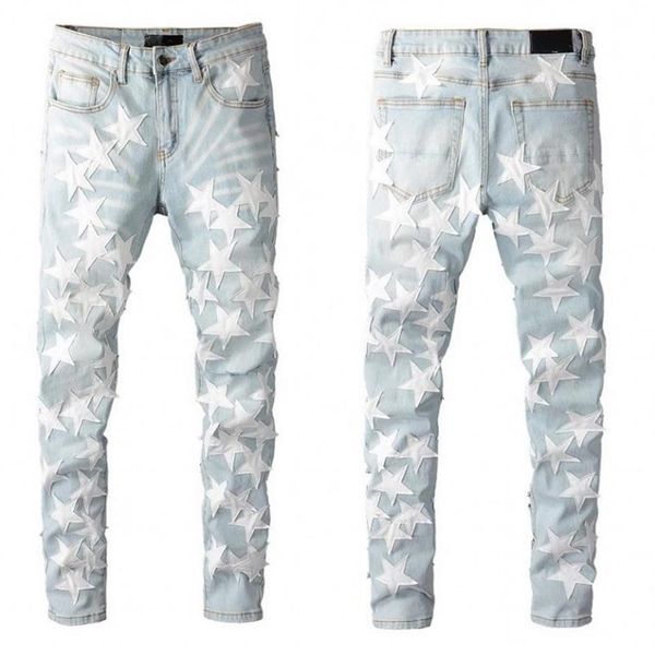 men distressed ripped biker jeans slim fit motorcycle denim for fashion hip hop mens jean good quality234r, Blue
men distressed ripped biker jeans slim fit motorcycle denim for fashion hip hop mens jean good quality234r, Blue