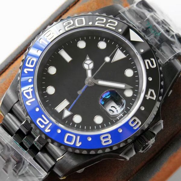 5 types clean factory watches black ceramic bezel dial mechanical gmt ii 40mm 904l men's watches 126715 cal eta3186 movement sapphire w, Slivery;brown
5 types clean factory watches black ceramic bezel dial mechanical gmt ii 40mm 904l men's watches 126715 cal eta3186 movement sapphire w, Slivery;brown