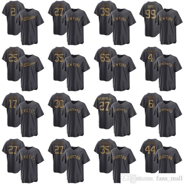 2022 all-star gray jersey aaron judge byron buxton clay holmes jose trevino nestor cortes gerrit cole george springer alek manoah vladimir, Blue;black
2022 all-star gray jersey aaron judge byron buxton clay holmes jose trevino nestor cortes gerrit cole george springer alek manoah vladimir, Blue;black