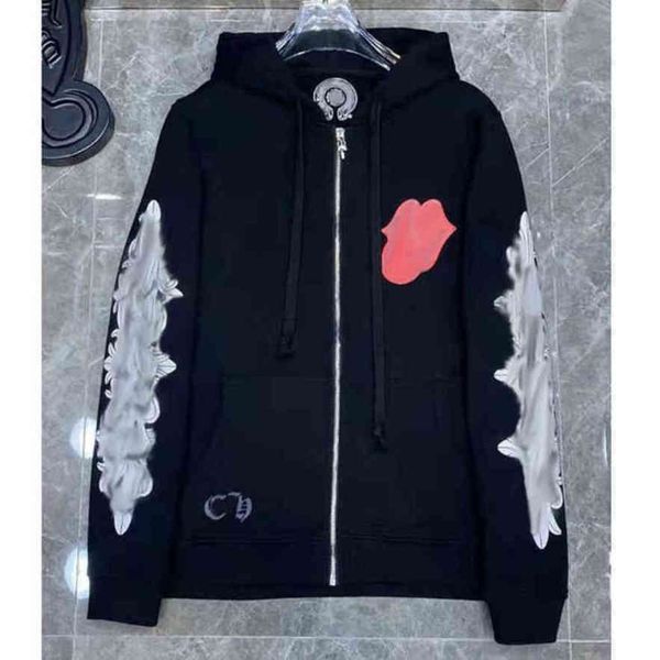 luxury men's classic sweatshirts ch designer hoodie fashion men women horseshoe sanskrit loose zipper jacket pullover hooded coat swea, Black
luxury men's classic sweatshirts ch designer hoodie fashion men women horseshoe sanskrit loose zipper jacket pullover hooded coat swea, Black