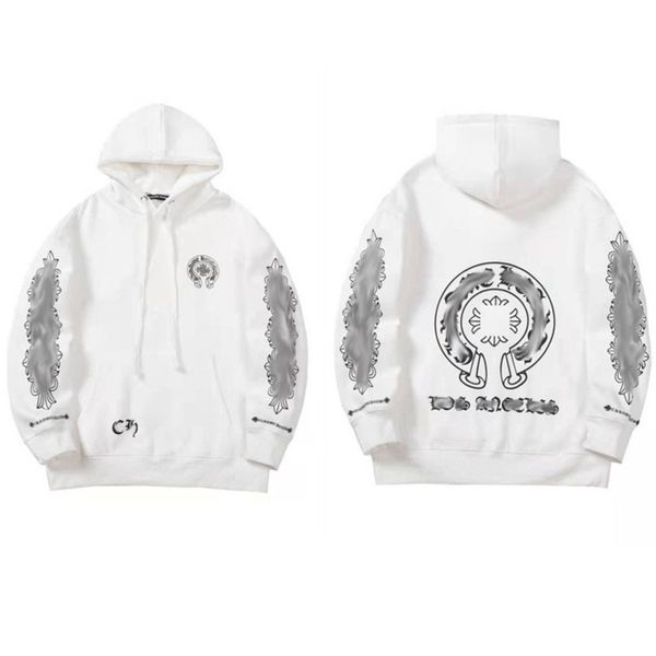 men's luxury classic sweatshirts brand ch designer hoodie fashion men women horseshoe sanskrit loose zipper jacket pullover hooded coa, Black
men's luxury classic sweatshirts brand ch designer hoodie fashion men women horseshoe sanskrit loose zipper jacket pullover hooded coa, Black