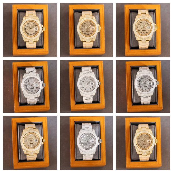 montre de luxe mens watches 40mm 2824 automatic machine movement 904l steel case babysbreath swarovski diamond watch wristwatches waterproof, Slivery;brown
montre de luxe mens watches 40mm 2824 automatic machine movement 904l steel case babysbreath swarovski diamond watch wristwatches waterproof, Slivery;brown