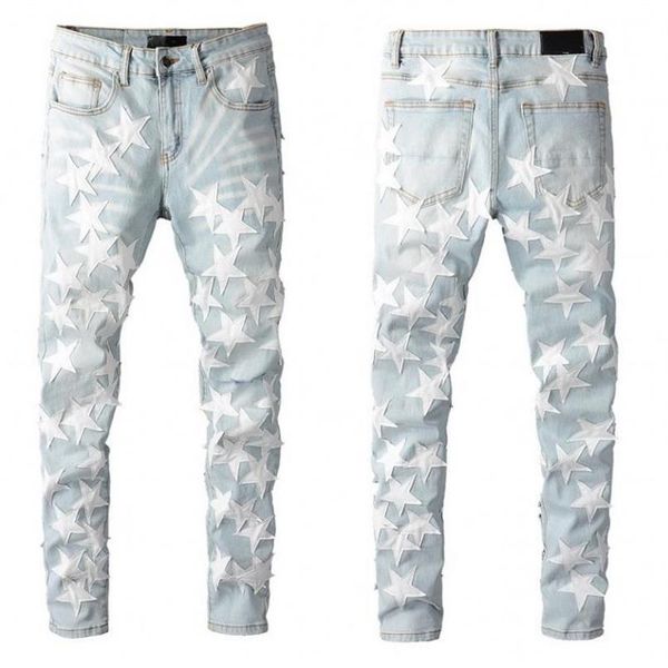men distressed ripped biker jeans slim fit motorcycle denim for fashion hip hop mens jean good quality252o, Blue
men distressed ripped biker jeans slim fit motorcycle denim for fashion hip hop mens jean good quality252o, Blue