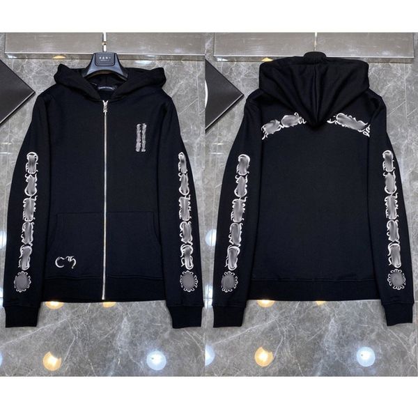 men's fashion luxury sweatshirts classic zipper hoodies women men loose pullover hooded designer horseshoe sanskrit hoodie sweater jack, Black
men's fashion luxury sweatshirts classic zipper hoodies women men loose pullover hooded designer horseshoe sanskrit hoodie sweater jack, Black