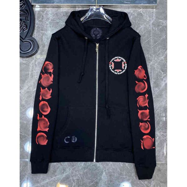 fashion luxury sweatshirts classic ch brand hoodie loose zipper jacket pullover hooded designer horseshoe sanskrit coat jewk, Black
fashion luxury sweatshirts classic ch brand hoodie loose zipper jacket pullover hooded designer horseshoe sanskrit coat jewk, Black
