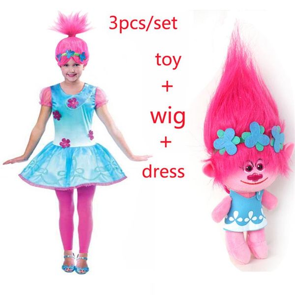 new carnival costume trolls dress wig toy for kids poppy lace dress baby girls moana clothes children vaiana party vestido t200709207c, Red;yellow
new carnival costume trolls dress wig toy for kids poppy lace dress baby girls moana clothes children vaiana party vestido t200709207c, Red;yellow