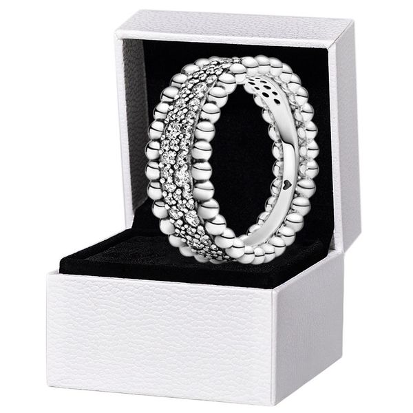 new beaded pave band ring authentic 925 sterling silver women mens wedding designer jewelry for pandora cz diamond rings with original box s, Slivery;golden
new beaded pave band ring authentic 925 sterling silver women mens wedding designer jewelry for pandora cz diamond rings with original box s, Slivery;golden