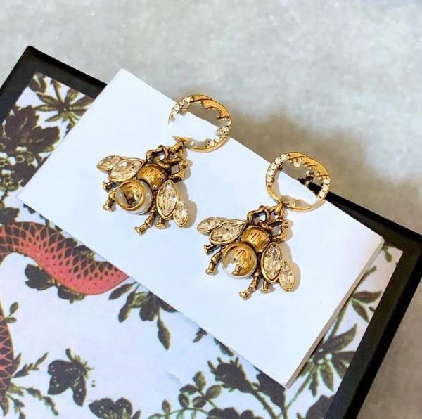 charm 925 silver pin vintage classic bee stud female jewlery earrings designer luxury orecchini aretes cjeweler for mens womens -1, Golden
charm 925 silver pin vintage classic bee stud female jewlery earrings designer luxury orecchini aretes cjeweler for mens womens -1, Golden