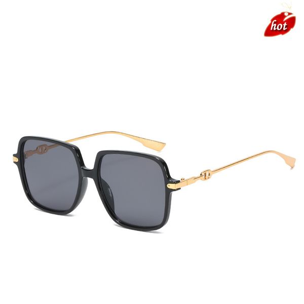 

designer sunglasses men women fashion trendy brand factory online export 2022 new frame style recommended personalized d family glass, White;black