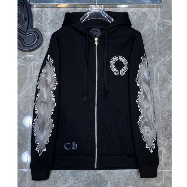 classic men's luxury sweatshirts brand ch designer hoodie fashion men women horseshoe loose zipper jacket pullover hooded coat sweater, Black
classic men's luxury sweatshirts brand ch designer hoodie fashion men women horseshoe loose zipper jacket pullover hooded coat sweater, Black