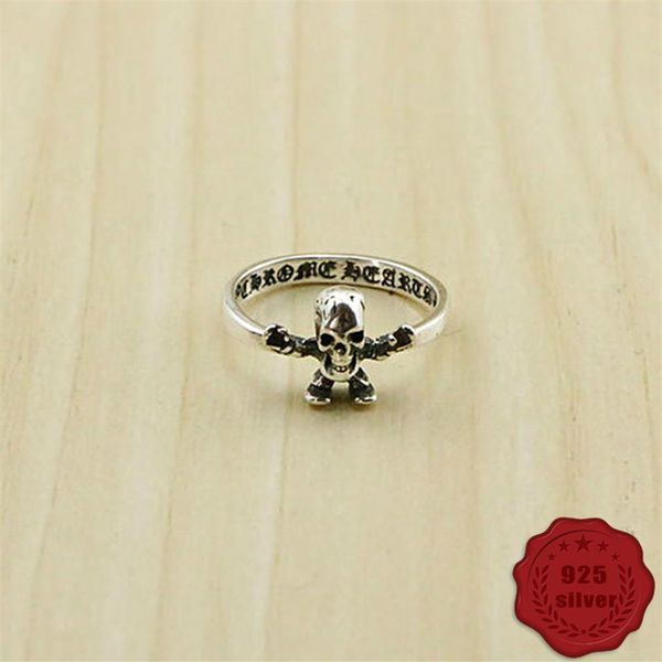 100% 925 sterling silver ring skull creative personality punk style tail ring exquisite personality small thumb ring global shippi1831
100% 925 sterling silver ring skull creative personality punk style tail ring exquisite personality small thumb ring global shippi1831