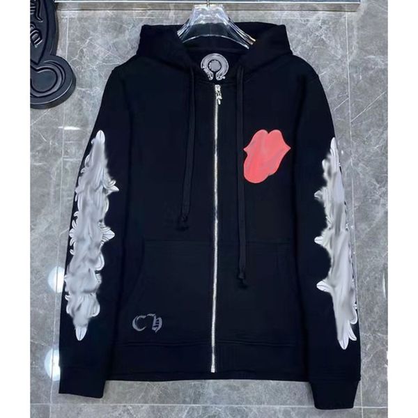 classic men's luxury jackets fashion sweatshirts ch zipper hoodies women men pullover hooded designer horseshoe sanskrit sweater loose, Black;brown
classic men's luxury jackets fashion sweatshirts ch zipper hoodies women men pullover hooded designer horseshoe sanskrit sweater loose, Black;brown