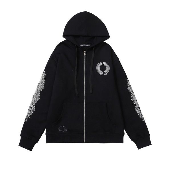 classic men's luxury jackets fashion sweatshirts ch zipper hoodies women men pullover hooded designer horseshoe sanskrit sweater loose, Black;brown
classic men's luxury jackets fashion sweatshirts ch zipper hoodies women men pullover hooded designer horseshoe sanskrit sweater loose, Black;brown