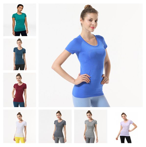 new yoga outfits women's yoga sports short-sleeved spandex tight jogging fitness lu-18 t-shirt
new yoga outfits women's yoga sports short-sleeved spandex tight jogging fitness lu-18 t-shirt