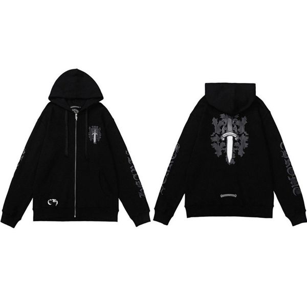 men's luxury classic sweatshirts ch brand fashion hoodies men woman horseshoe sanskrit cross pullover hooded zipper sweater loose jacke, Black
men's luxury classic sweatshirts ch brand fashion hoodies men woman horseshoe sanskrit cross pullover hooded zipper sweater loose jacke, Black