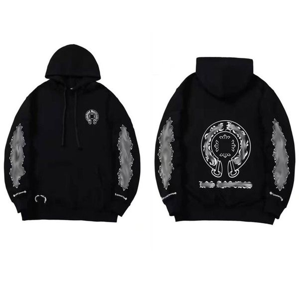 classic men's luxury sweatshirts brand ch designer hoodie fashion men women horseshoe sanskrit loose zipper jacket pullover hooded coa, Black
classic men's luxury sweatshirts brand ch designer hoodie fashion men women horseshoe sanskrit loose zipper jacket pullover hooded coa, Black