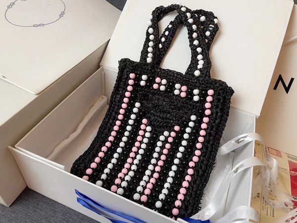 designer tote bag women shoulder bags luxurys lightweight and simple woven beads handbag colorful wooden balls raffia purse
designer tote bag women shoulder bags luxurys lightweight and simple woven beads handbag colorful wooden balls raffia purse