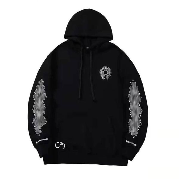 luxury classic men's sweatshirts brand ch designer hoodie fashion men women horseshoe sanskrit loose zipper jacket pullover hooded coa, Black
luxury classic men's sweatshirts brand ch designer hoodie fashion men women horseshoe sanskrit loose zipper jacket pullover hooded coa, Black