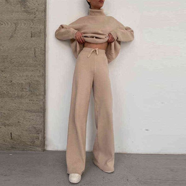 women's tracksuits women turtleneck sweatshirt solid loose 2 piece set long sleeve pullover and wide leg pants female suits 2021 fashio, Gray
women's tracksuits women turtleneck sweatshirt solid loose 2 piece set long sleeve pullover and wide leg pants female suits 2021 fashio, Gray