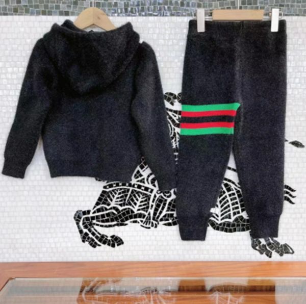 designer childrens clothing boys and girls set autumn and winter knitted soft hoodie sweater warm pants twopiece, White
designer childrens clothing boys and girls set autumn and winter knitted soft hoodie sweater warm pants twopiece, White