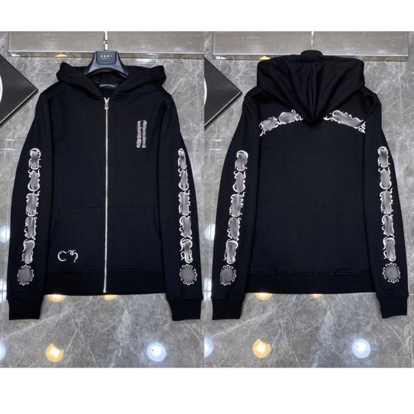 luxury fashion men's sweatshirts classic ch hoodie hooded designer horseshoe sanskrit loose zipper jacket pullover coat women sweatshi, Black
luxury fashion men's sweatshirts classic ch hoodie hooded designer horseshoe sanskrit loose zipper jacket pullover coat women sweatshi, Black