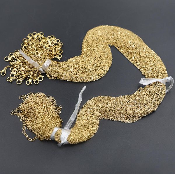 fashion stainless steel gold link cable chain women necklace diy bulk jewelry making wholesale supplies accessories, Silver
fashion stainless steel gold link cable chain women necklace diy bulk jewelry making wholesale supplies accessories, Silver
