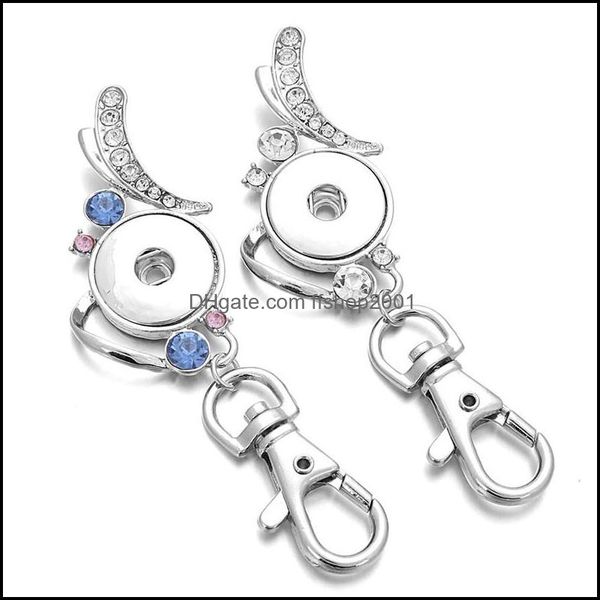 keychains 18mm metal rhinestone snap button keychains keyring pendant layard for women gift drop delivery 2021 fashion acce ffshop2001 dhl36, Silver
keychains 18mm metal rhinestone snap button keychains keyring pendant layard for women gift drop delivery 2021 fashion acce ffshop2001 dhl36, Silver