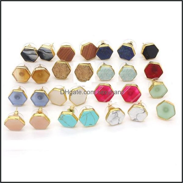 stud hit hexagon various colors crystal stud earrings pink drusy turquoise lazi reiki stone for women earingd drop delivery 2 sexyhanz dhzso, Golden;silver
stud hit hexagon various colors crystal stud earrings pink drusy turquoise lazi reiki stone for women earingd drop delivery 2 sexyhanz dhzso, Golden;silver