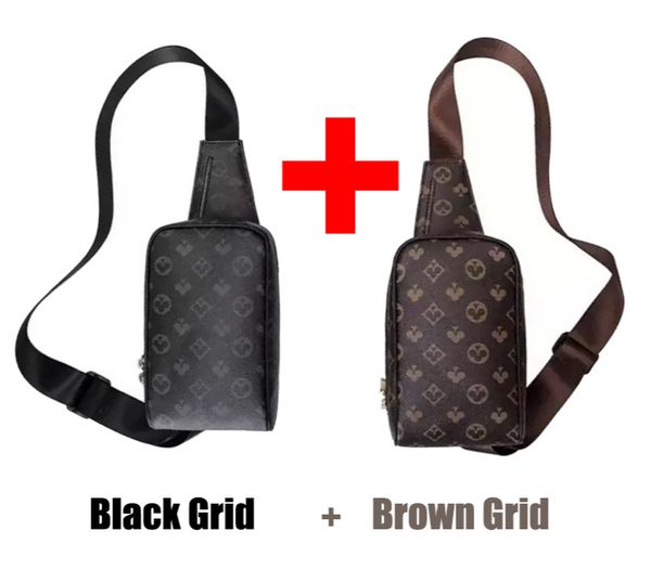 2pcs luxury fashion designer bumbag waist bags large capacity black with brown grid classic design chest single zipper designer wallets belt
2pcs luxury fashion designer bumbag waist bags large capacity black with brown grid classic design chest single zipper designer wallets belt