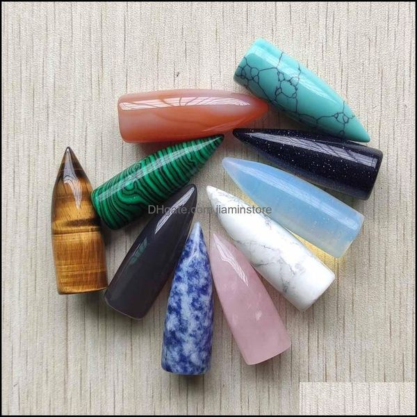 stone fashion natural stone mix shape pendum no hole pendants for jewelry making drop delivery 2021 dhseller2010 dh2xo, Black
stone fashion natural stone mix shape pendum no hole pendants for jewelry making drop delivery 2021 dhseller2010 dh2xo, Black