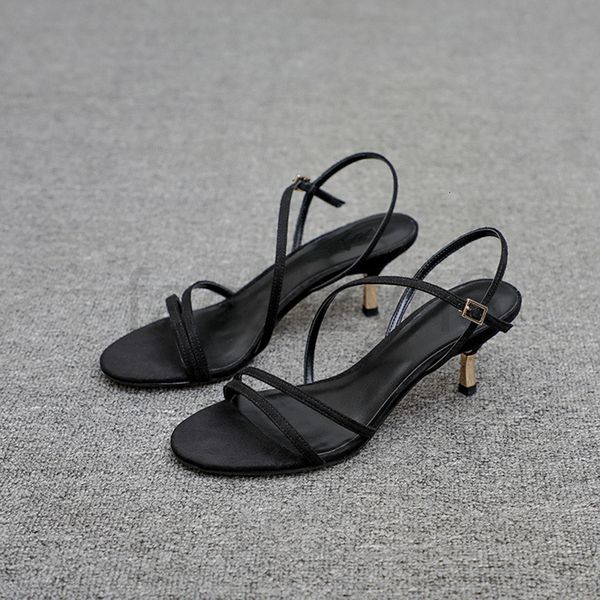 sandals designer black round head one line buckle sandals women's summer fairy style open toe high heels women
sandals designer black round head one line buckle sandals women's summer fairy style open toe high heels women