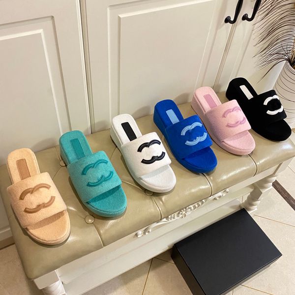 designers slippers women furry slides winter autumn slippers warm sandals platform comfort mules sandal wool scuffs, Black
designers slippers women furry slides winter autumn slippers warm sandals platform comfort mules sandal wool scuffs, Black