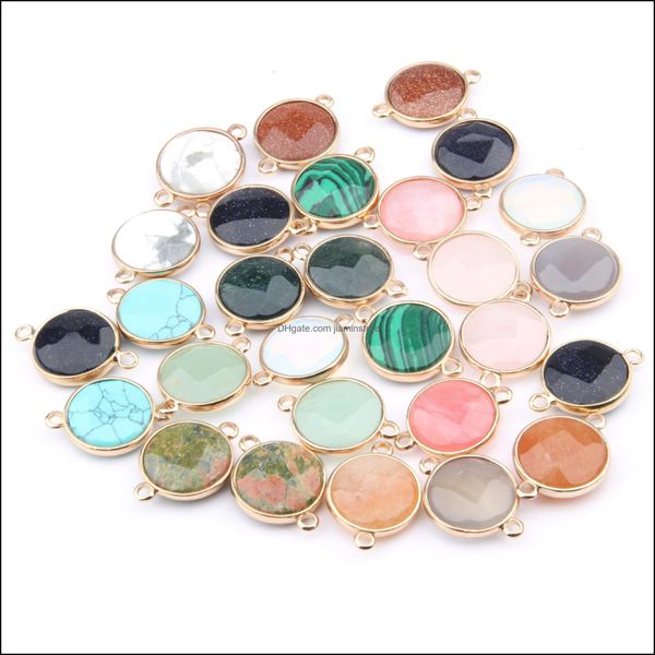 charms wholesale flat round charms natural stone connector rose quartz tiger eyes pendant diy for druzy necklace earring dhseller2010 dhykz, Bronze;silver
charms wholesale flat round charms natural stone connector rose quartz tiger eyes pendant diy for druzy necklace earring dhseller2010 dhykz, Bronze;silver