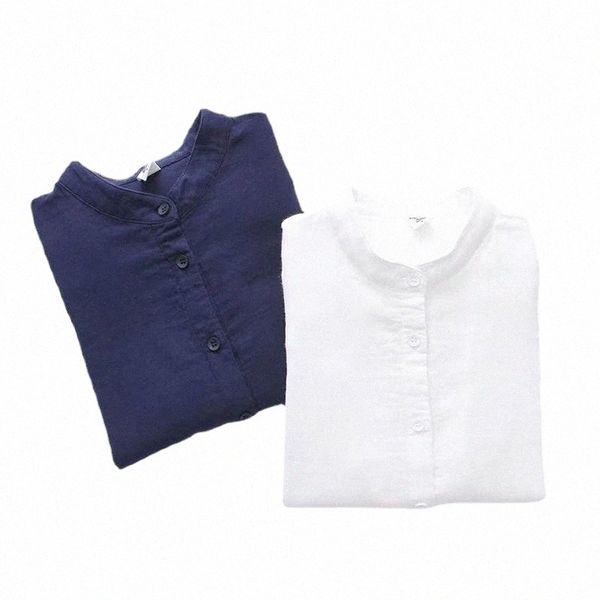 women's blouses & shirts women's blouses & shirts women cotton yarn button solid casual long sleeve lady female clothes all-match, White
women's blouses & shirts women's blouses & shirts women cotton yarn button solid casual long sleeve lady female clothes all-match, White