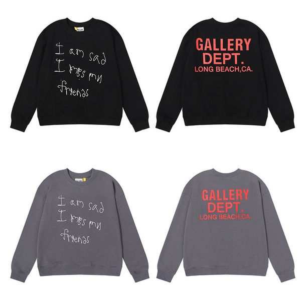 hoodie gallerydepts fashion brand am sad miss my friends men's and women's sweaters, Black
hoodie gallerydepts fashion brand am sad miss my friends men's and women's sweaters, Black