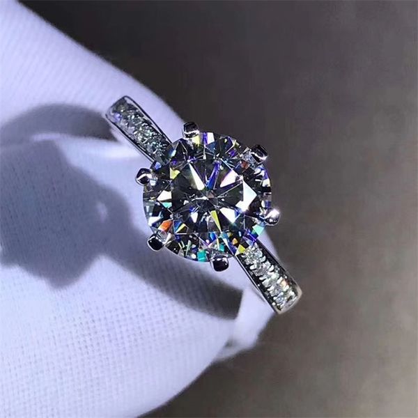 wedding rings pure 18k white gold ring 1ct 2ct 3ct excellent cut classic wedding jewelry engagement anniversary ring 220829, Slivery;golden
wedding rings pure 18k white gold ring 1ct 2ct 3ct excellent cut classic wedding jewelry engagement anniversary ring 220829, Slivery;golden