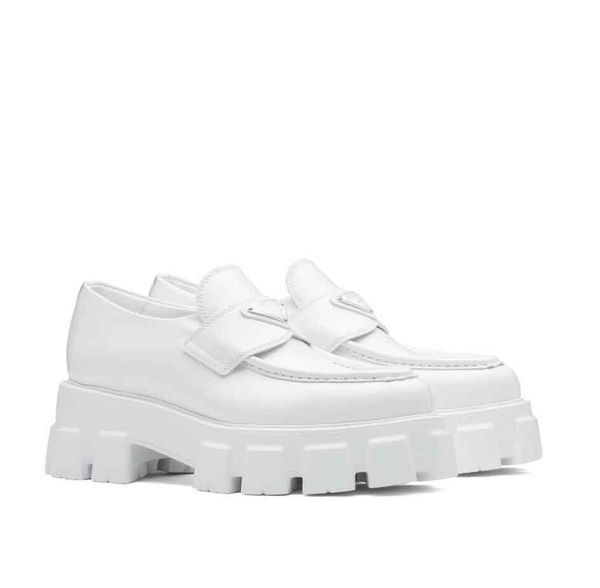 dress shoes original box designer monolith ladies loafers thick sole platform sneakers white black triangle logo brushed leather pointed rou
dress shoes original box designer monolith ladies loafers thick sole platform sneakers white black triangle logo brushed leather pointed rou