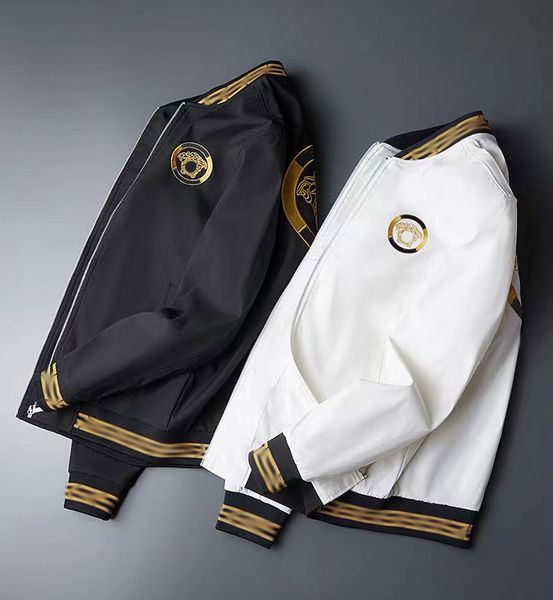 men's jackets medusa fashion embroidery jacket autumn light luxury mens casual handsome black white slim baseball jacket m//xl/2xl/3xl, Black;brown
men's jackets medusa fashion embroidery jacket autumn light luxury mens casual handsome black white slim baseball jacket m//xl/2xl/3xl, Black;brown