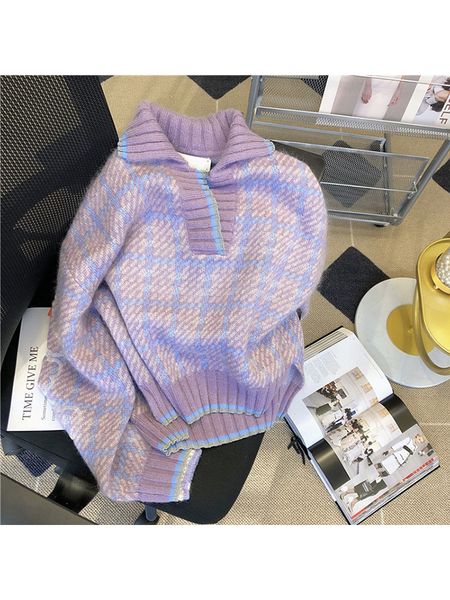 women's sweaters autumn winter women v neck vintage plaid knitwear jumper long sleeve japanese sweet knitted pullover sweater female mu, White;black
women's sweaters autumn winter women v neck vintage plaid knitwear jumper long sleeve japanese sweet knitted pullover sweater female mu, White;black