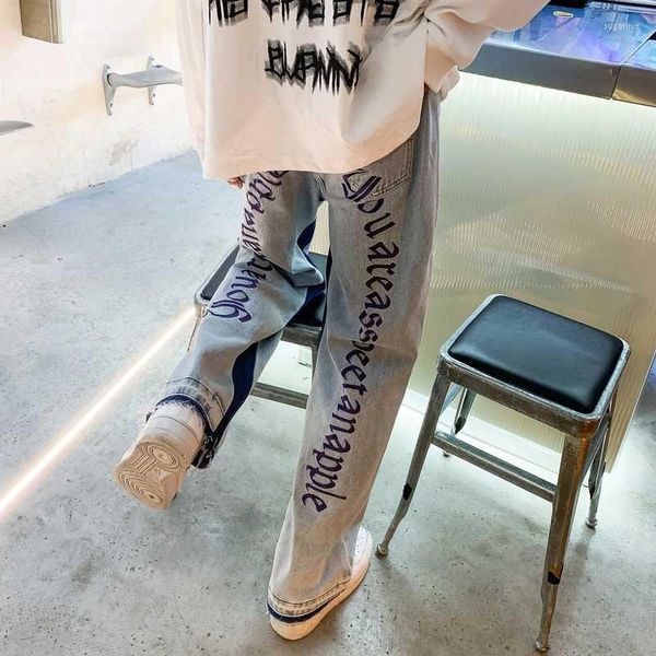 men's jeans y2k emo men fashion casual japanese high street hip hop fairy grunge straight trousers wide leg denim pants clothes, Blue
men's jeans y2k emo men fashion casual japanese high street hip hop fairy grunge straight trousers wide leg denim pants clothes, Blue