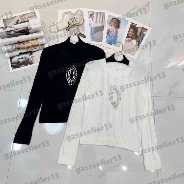 womens sweaters luxury designer cardigan ch chest diamond logo embroidered sweater 2022aw 3d stripe ladies knit pullover sweater 2 color, White;black
womens sweaters luxury designer cardigan ch chest diamond logo embroidered sweater 2022aw 3d stripe ladies knit pullover sweater 2 color, White;black